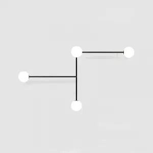 Настенный светильник LINES 4 Black