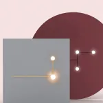 Настенный светильник LINES 2 золото от ImperiumLoft