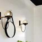 Настенное бра ORBIT WALL Черный от ImperiumLoft