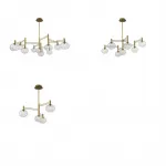 Подвесная люстра TEMPER L7 Gold от ImperiumLoft