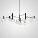 Подвесная люстра TEMPER L10 Black от ImperiumLoft