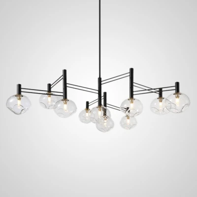 Люстра на штанге TEMPER L10 Black