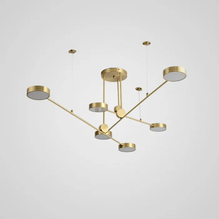 Подвесная люстра TECHNUM LED GOLD от ImperiumLoft