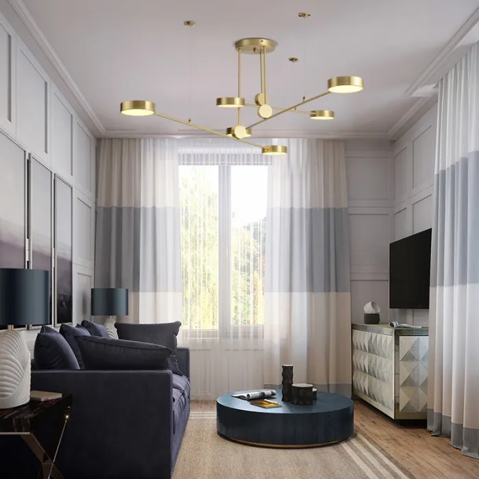Подвесная люстра TECHNUM LED GOLD от ImperiumLoft