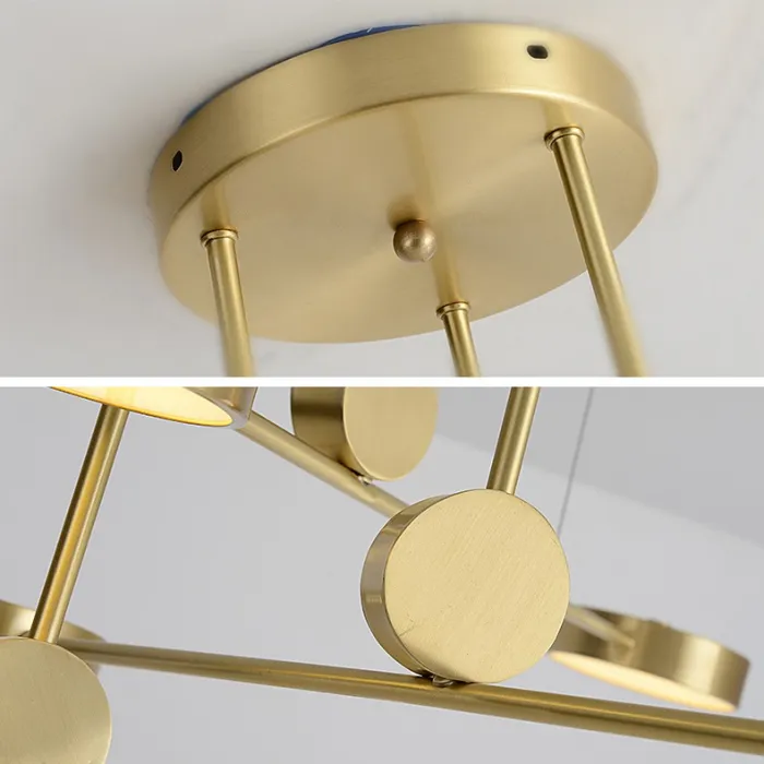 Подвесная люстра TECHNUM LED GOLD от ImperiumLoft