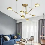 Подвесная люстра TECHNUM LED GOLD от ImperiumLoft