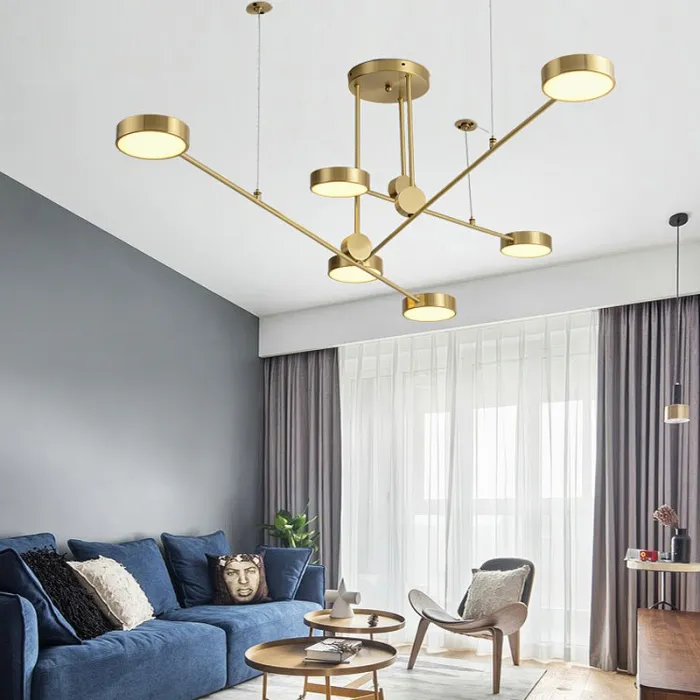 Подвесная люстра TECHNUM LED GOLD от ImperiumLoft