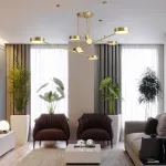 Подвесная люстра TECHNUM LED GOLD от ImperiumLoft