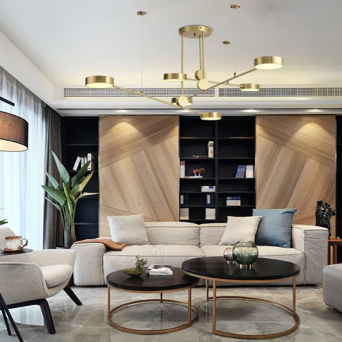 Подвесная люстра TECHNUM LED GOLD от ImperiumLoft