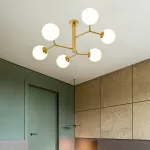 Потолочная люстра TWIGGY D80 Gold