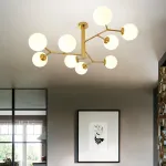 Потолочная люстра TWIGGY D80 Gold