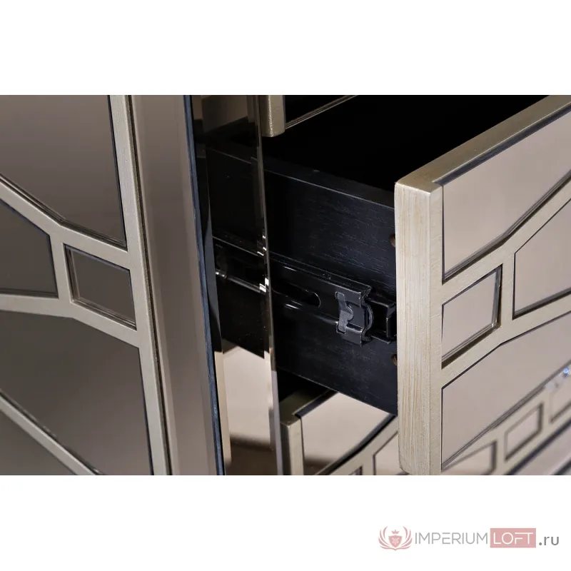 Тумбочка зеркальная с ящиками KFG046 от ImperiumLoft
