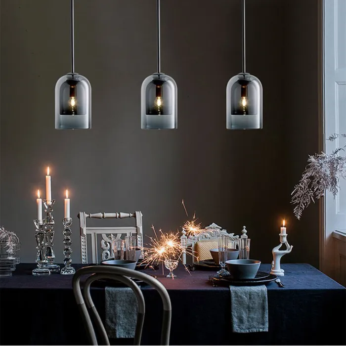 Подвесной светильник ARIA 3 lamps Plank Turquoise от ImperiumLoft