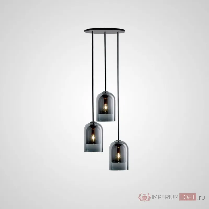 Подвесной светильник ARIA 3 lamps Disk Transparent от ImperiumLoft