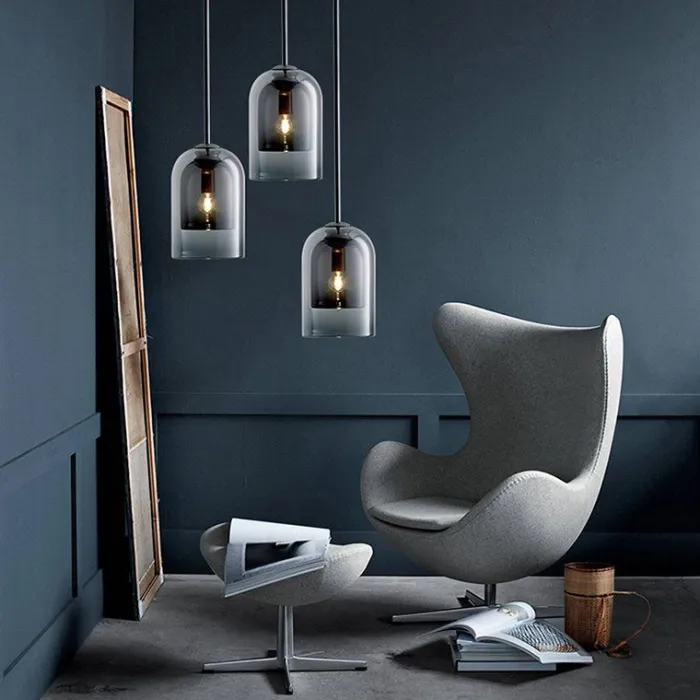 Подвесной светильник ARIA 3 lamps Plank Turquoise от ImperiumLoft