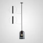 Подвесной светильник ARIA 3 lamps Plank Turquoise от ImperiumLoft