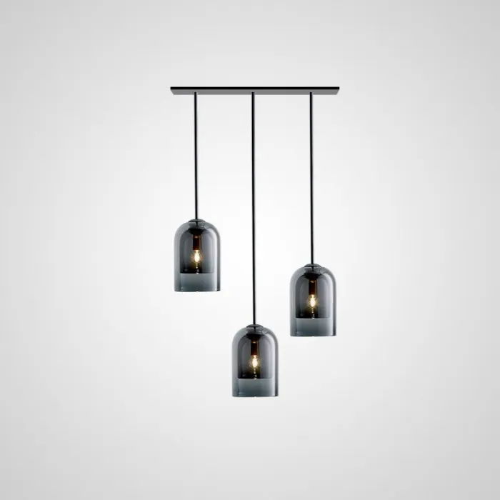 Подвесной светильник ARIA 3 lamps Plank Turquoise от ImperiumLoft