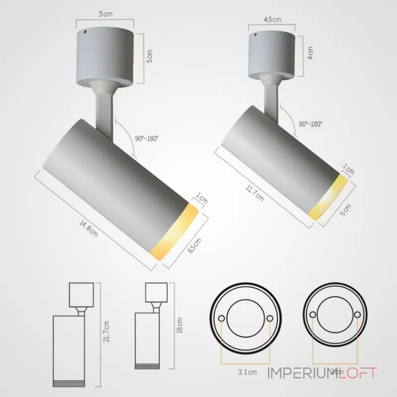 Потолочный светильник UNI L Белый от ImperiumLoft Потолочный светильник UNI L Белый от ImperiumLoft