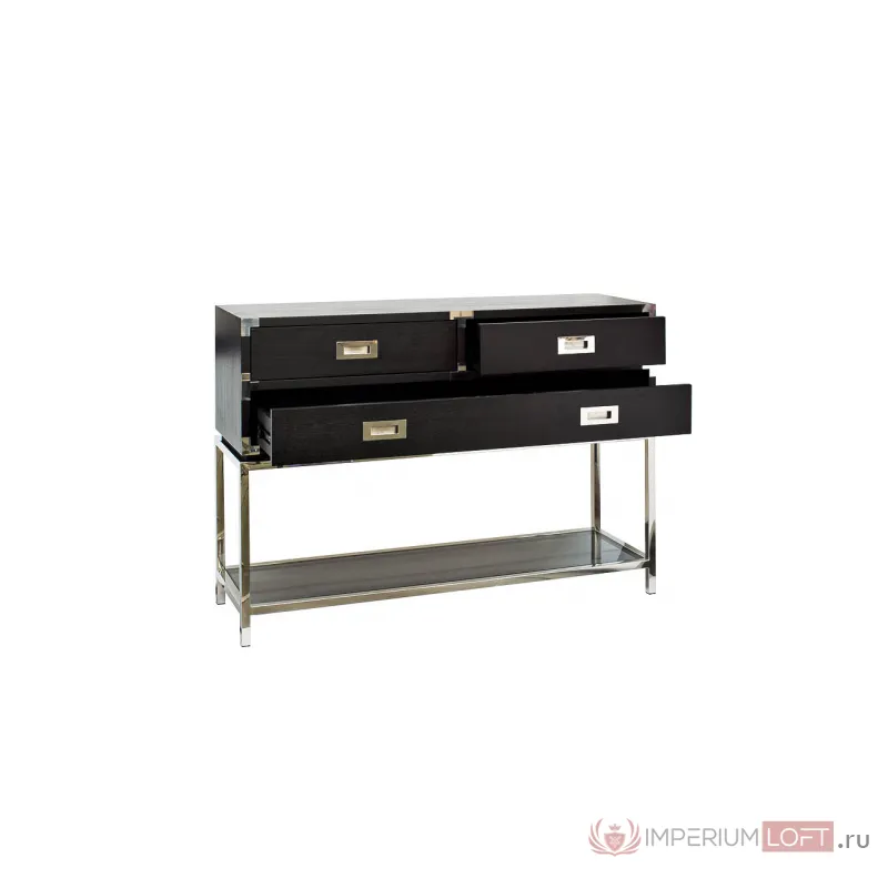 Консоль черная с ящиками 46AS-CT4116-BL от ImperiumLoft