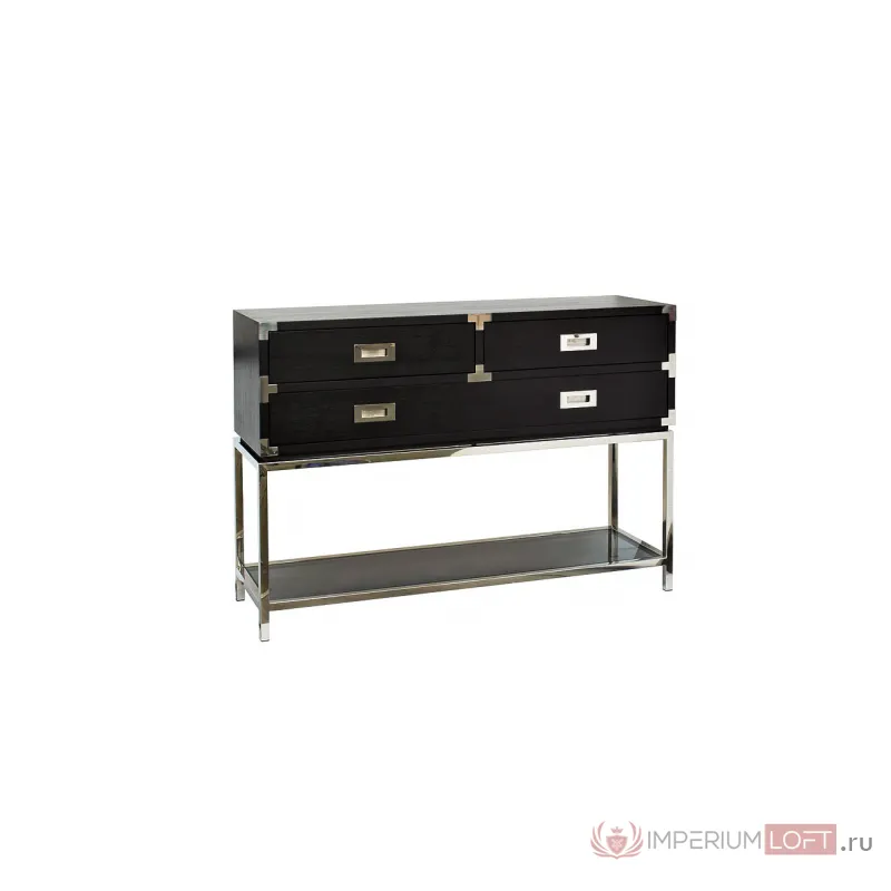 Консоль черная с ящиками 46AS-CT4116-BL от ImperiumLoft