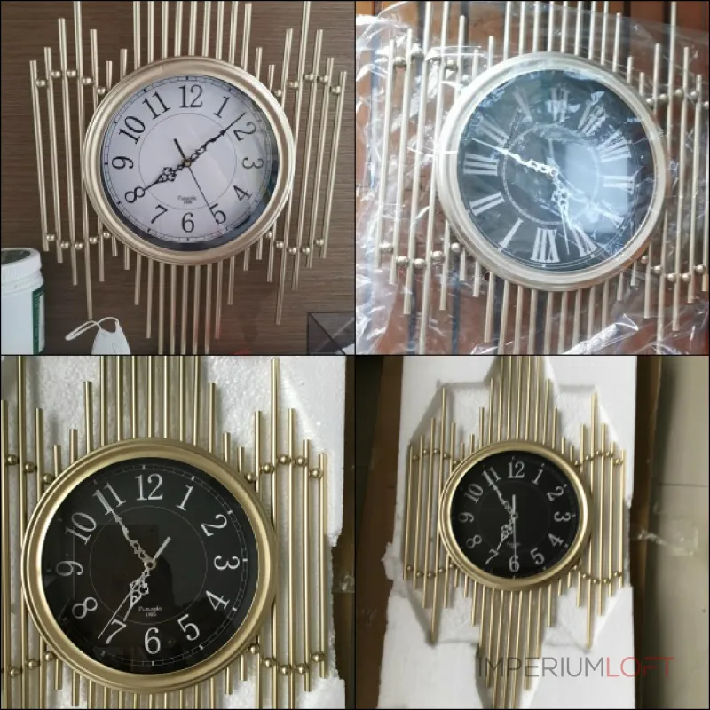 Дизайнерский настенный декор часы LaLume-KKK00305 от ImperiumLoft Дизайнерский настенный декор часы LaLume-KKK00305 от ImperiumLoft