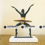Дизайнерская скульптура балерины LaLume-SKT00168  от ImperiumLoft