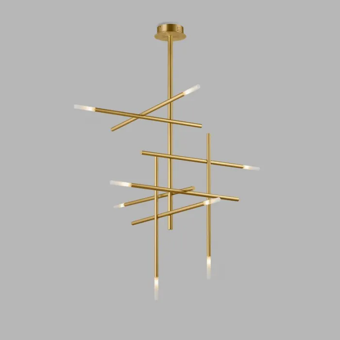 Подвесная люстра TRAVERSE H105 Gold от ImperiumLoft