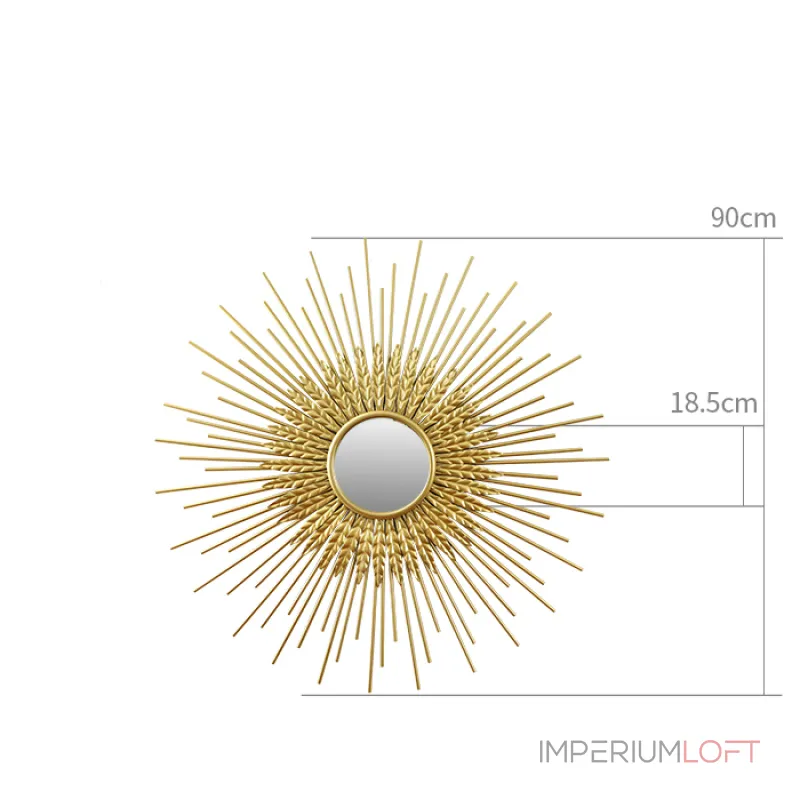 Дизайнерский настенный декор зеркало LaLume-KKK00212