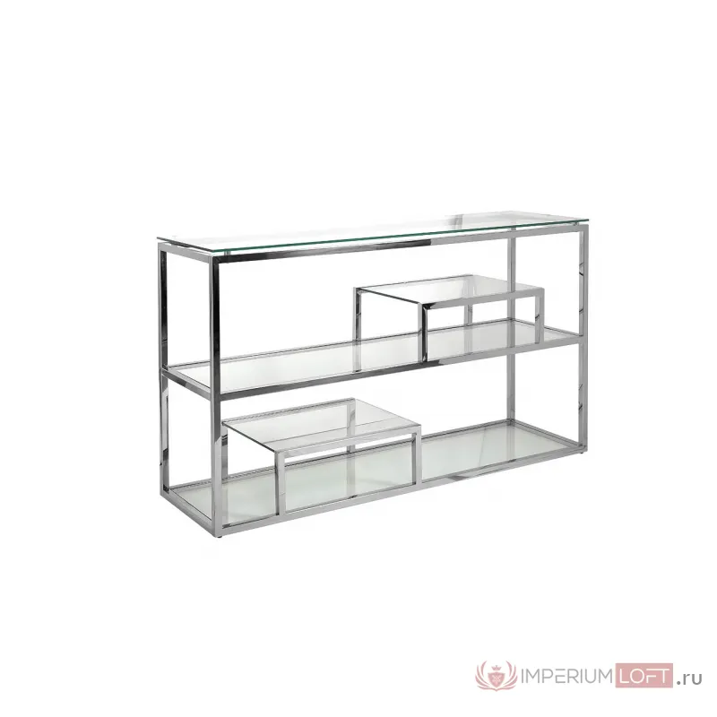 Консоль со стеклом (цвет хром) GY-CST8005 от ImperiumLoft