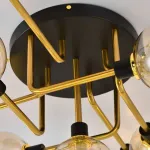 Подвесная люстра NEXO 9 Серый, Серебро от ImperiumLoft