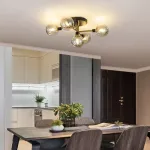 Подвесная люстра NEXO 9 Серый, Серебро от ImperiumLoft