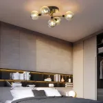 Подвесная люстра NEXO 9 Серый, Серебро от ImperiumLoft
