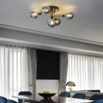 Подвесная люстра NEXO 9 Серый, Серебро от ImperiumLoft
