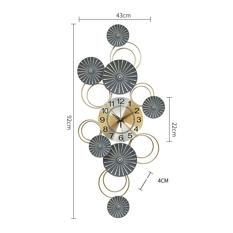 Дизайнерский настенный декор часы LaLume-KKK00393 от ImperiumLoft
