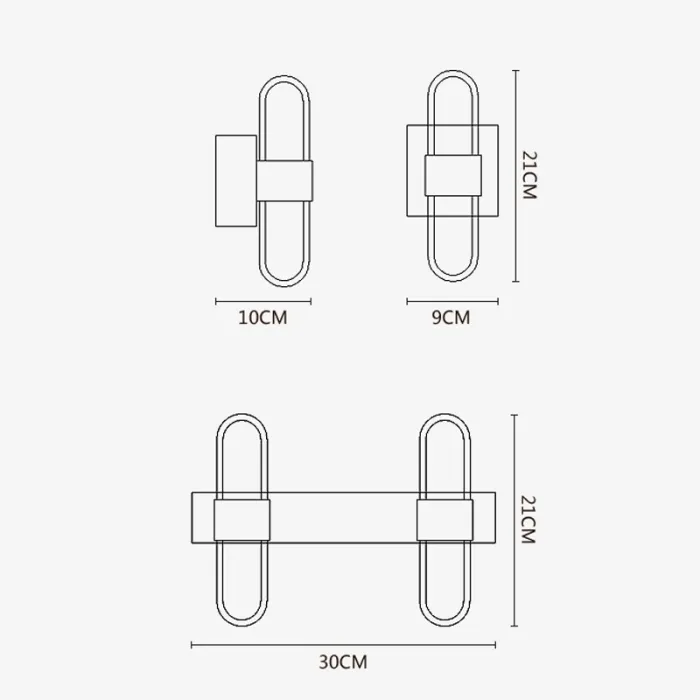 Настенное бра SENSE WALL от ImperiumLoft
