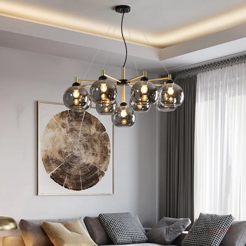 Подвесная люстра ETNA D57 Amber