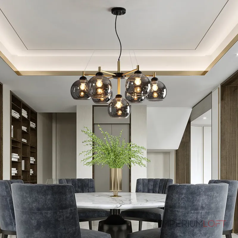 Подвесная люстра ETNA D57 Amber