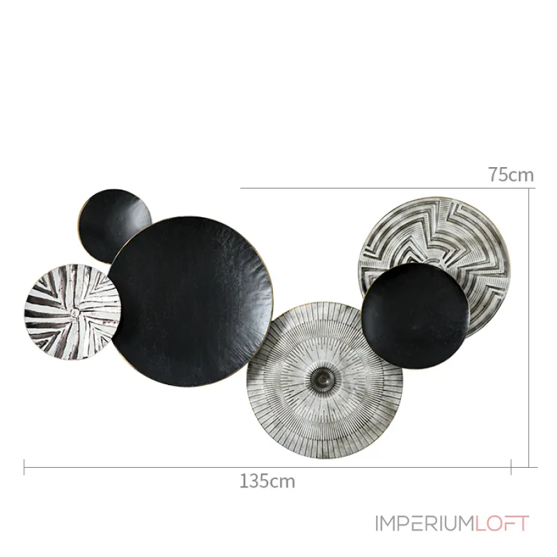 Дизайнерский настенный декор LaLume-KKK00184 от ImperiumLoft Дизайнерский настенный декор LaLume-KKK00184 от ImperiumLoft