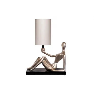 Лампа настольная Женщина (бежевый плафон) ART-4441-LM1