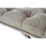 Банкетка серая велюровая GY-BEN7834-GR от ImperiumLoft