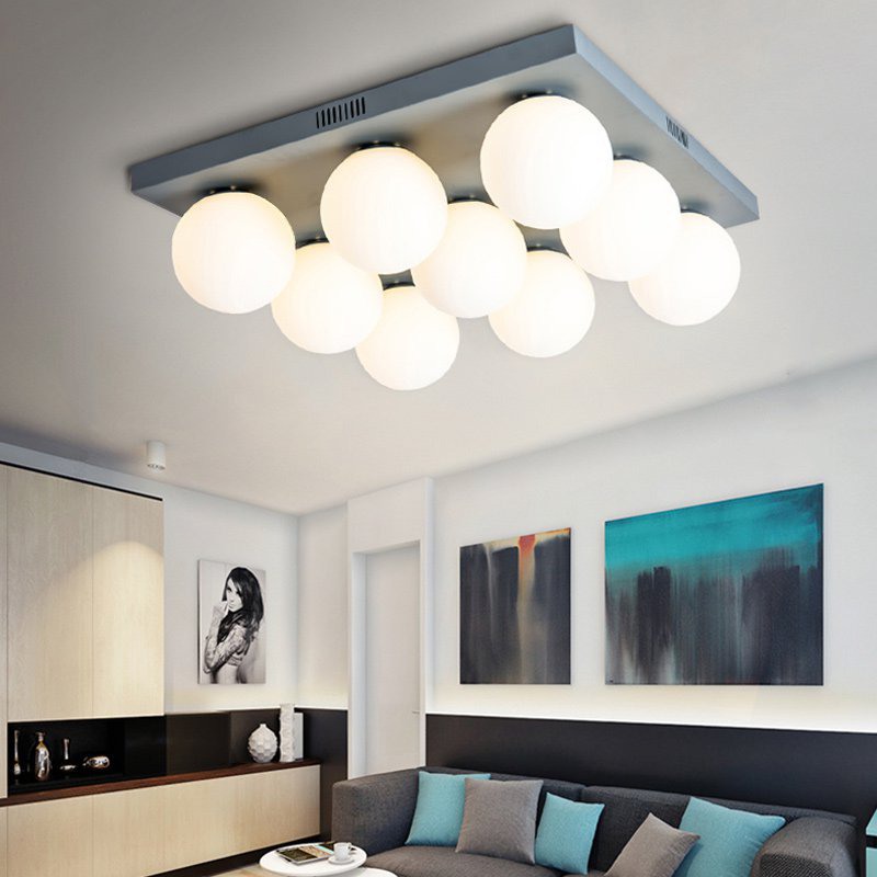 Подвесная люстра BOARD ORB L6 Blue от ImperiumLoft