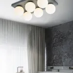 Подвесная люстра BOARD ORB L1 Grey от ImperiumLoft