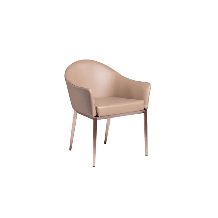 Стул из экокожи с подлокотниками 58DB-DC14676 от ImperiumLoft (760 мм)