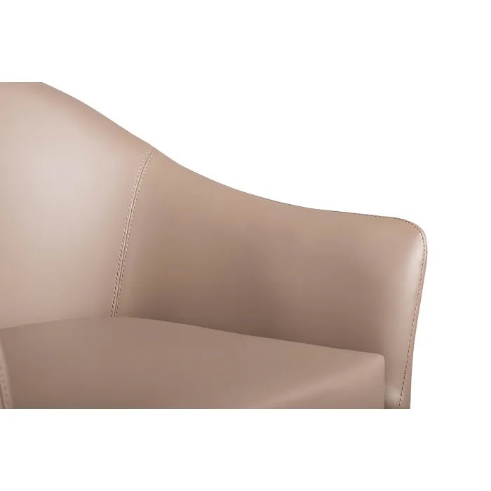 Стул из экокожи с подлокотниками 58DB-DC14676 от ImperiumLoft (760 мм)