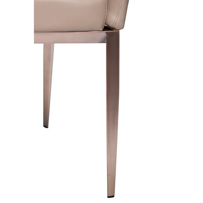 Стул из экокожи с подлокотниками 58DB-DC14676 от ImperiumLoft (760 мм)