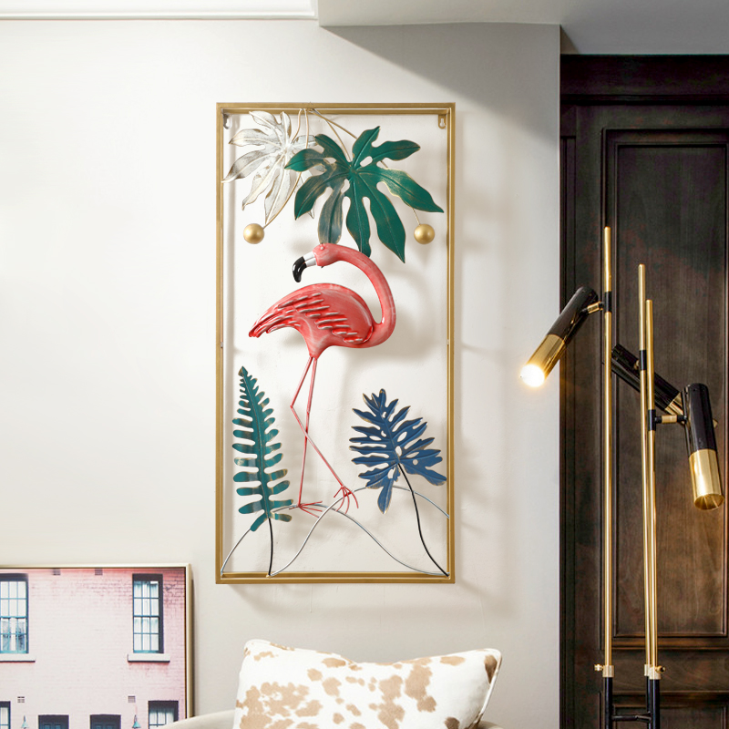 Дизайнерский настенный декор фламинго в рамке LaLume-KKK00131 от ImperiumLoft Дизайнерский настенный декор фламинго в рамке LaLume-KKK00131 от ImperiumLoft