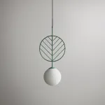 Подвесной светильник LEAF B Зелёный от ImperiumLoft