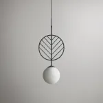 Подвесной светильник LEAF B Чёрный от ImperiumLoft