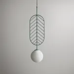 Подвесной светильник LEAF C Зелёный от ImperiumLoft