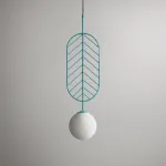 Подвесной светильник LEAF C Голубой от ImperiumLoft
